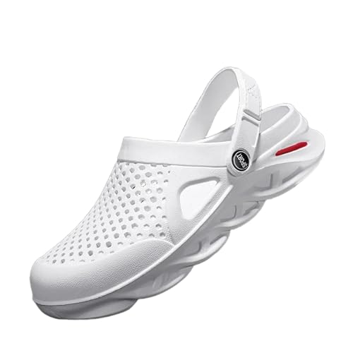 Image of SECHRITE Clogs for Men Slip on Rubber Clogs Summer Water Shoes Gardening Shoes