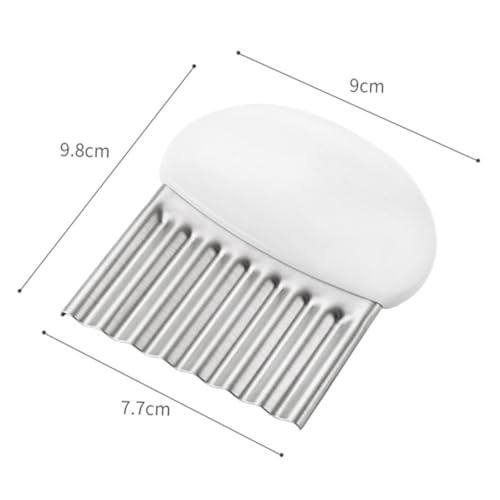 Rebanador de papa ondulado de acero inoxidable miniatura 2