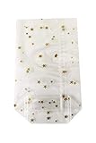 jutebeutel klein weihnachten 100 Bodenbeutel 100 Bodenbeutel Sterne Gold 95 x 160 mm PP Beutel Weihnachten Weihnachtsbeutel Keksbeutel Kekstüten Gebäcktüten Gebäckbeutel Klarsichtbeutel Folienbeutel Tüten Zellglasbeutel Zellglastüten