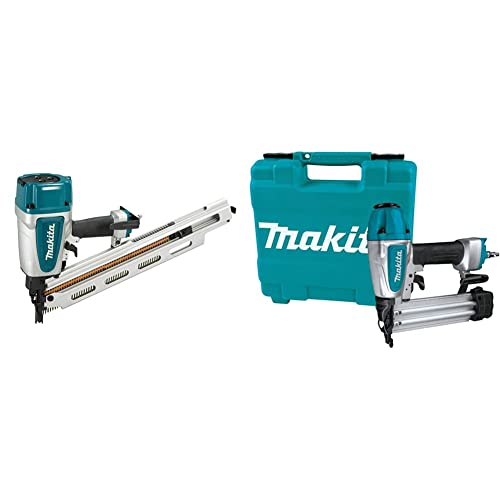Makita AN924 21º Full Round Head 3-1/2´´ Framing Nailer & AF506 2´´ Brad Nailer, 18 Gauge
