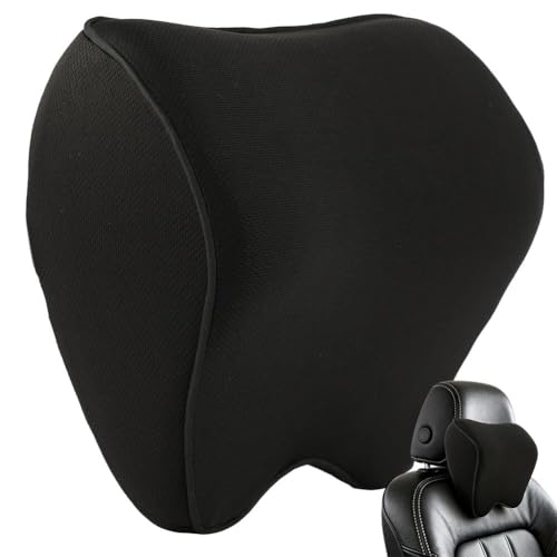 ZLXMRUT Car Headrest Pillow for Ford Fiesta 2008-2019, Softness Travel Car Neck Support Pillow Breathable Removable Cover Comfortable Neck Support