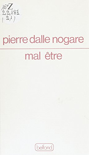 Mal être (Poésie)