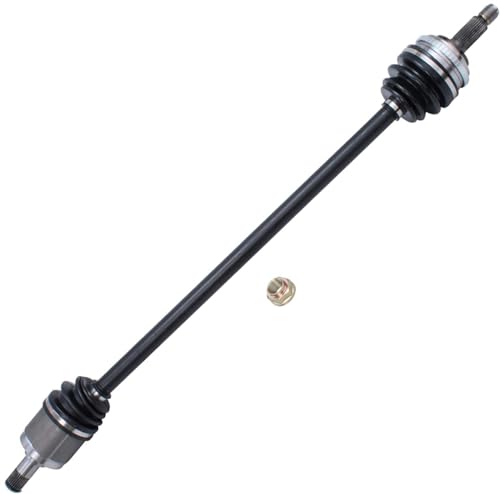 Image of Detroit Axle - 2.3L Front 2pc CV Axles Drive Shafts for 1998-2002 Honda Accord, 2 Complete CV Axles Drive Shafts Assembly 1999 2000 2001 Replacement