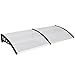 Produktbild 300 x 100 cm Türvordach Transparentes Pultvordach