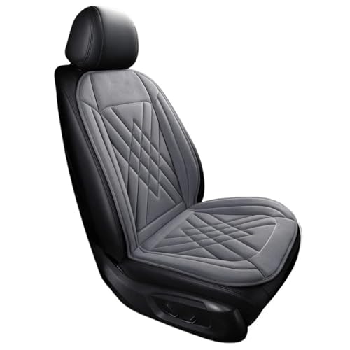 Fundas de asientos de coche de tela gris para viajes cómodos en familia y vacaciones