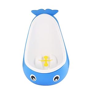 Potty Training Urinal for Boys – Cute Whale Training Urinal/Potty Urinal Pee Trainer Urine(Blue Whale)