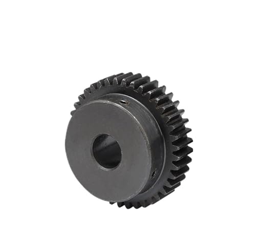 Bevel Gear Pinion Hardware Mechanical Gear Wheel 1.5M-40/42T Bore 8/10/12/15/16/17/19/20/22/25mm Motor Gear Carbon Steel Blackening High Frequency Quenching(15mm-1.5M40T)