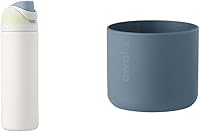 Vista 1 de Owala FreeSip - Paquete de botella de agua aislada de acero inoxidable con funda de silicona (32 onzas)