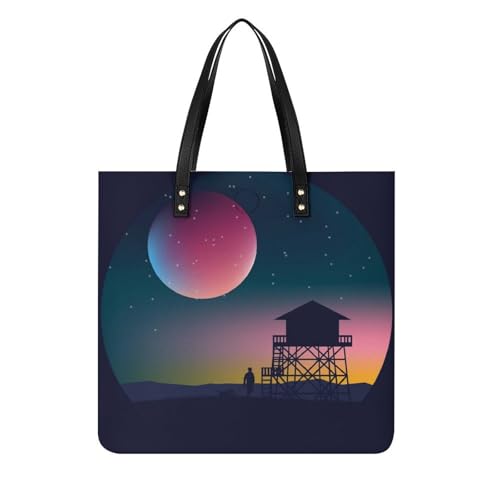 Sac de voyage galactique pour femme le grand tote bag shopper idéal