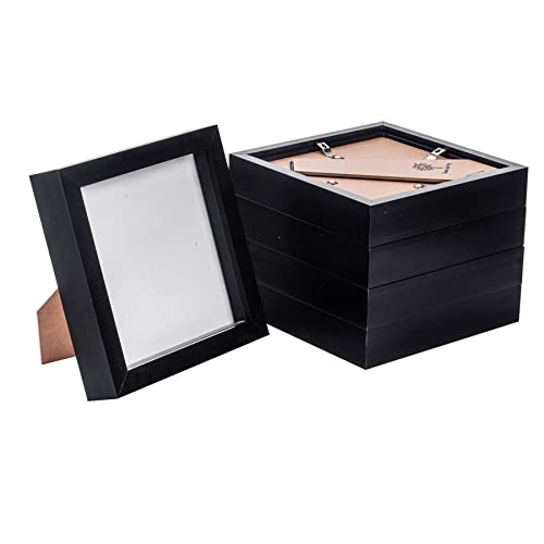 Nicola Spring 3D-Box Fotorahmen 6 x 6 - 5er Pack