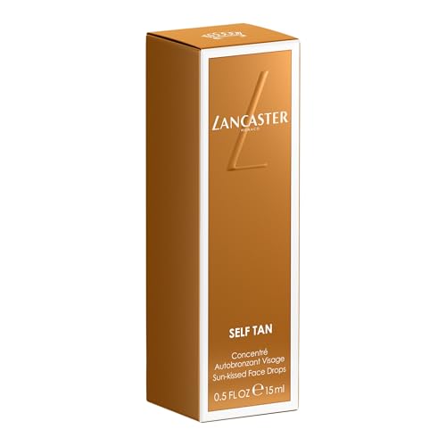 Lancaster Self Tan Sun-Kissed Face Drops 15ml, Natural-Looking Tan, Flawless and Radiant Finish, Easy to Spread Drops, Water and Sweat Resistant, Vegan Formula