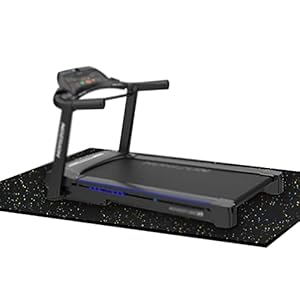 V3VOGUE Exercise Equipment Mat, Heavy Duty Rubber Floor Mat for Treadmill, Sound Absorbing Mat, High Density Fitness Mat Anto-Vibration, for Treadmill, Elliptical, Gym Equipment