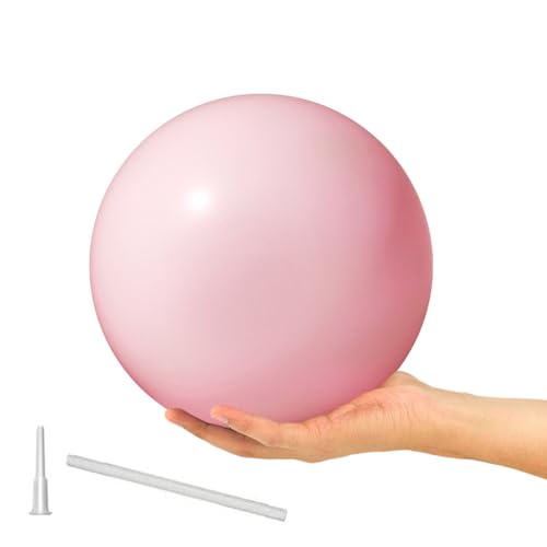 Image of 9 Inch Exercise Pilates Ball Mini Exercise Barre Ball for Yoga,Stability Exercise Training Gym Anti Burst and Slip Resistant Balls Physical Therapy Improves Balance, Core Strength