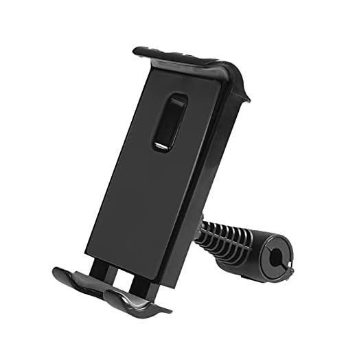 Nsdfrtm Bil surfplatta iPad-hållare bilsäte rygg justerbart stativ bil Ipad hållare för nackstöd 360 rotation mobiltelefon monteringshållare (färg: Svart, storlek: 01)