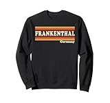 Vintage 80er Jahre Frankenthal Deutschland Retro Grafik Sweatshirt
