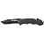 Smith & Wesson Border Guard SWBG6TS 10.1in S.S. Folding Knife with 4.2in Serrated Tanto Blade and G-10 Handle for Outdoor, Tactical, Survival and EDC