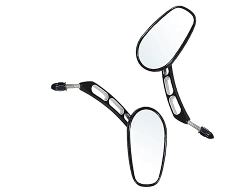 Espejo retrovisor de motocicleta con cristal antivibración para Harley FLHXS