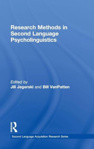Research Methods in Second Language Psycholinguistics (Second Language Acquisition Research Series) view 2
