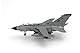 Herpa Modellflugzeug Luftwaffe Panavia Tornado IDS - TaktLwG 33, Büchel (with Taurus KEPD-350) Miniatur im Maßstab 1:200, Sammlerstück, Modell ohne Standfuß, Metall, Grau