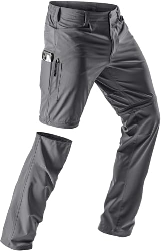 CQR Men's Convertible Cargo Pants