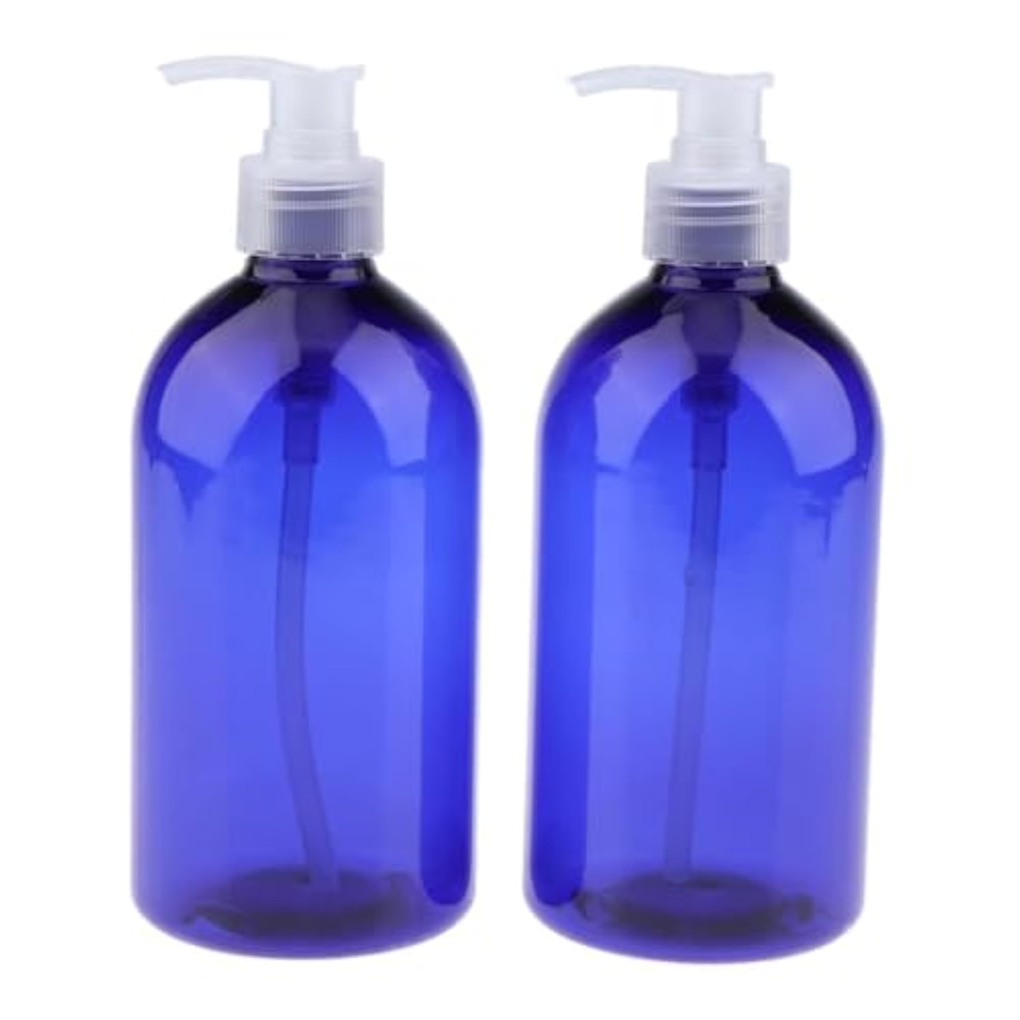 500ml Lotion Pump Bottle Makeup Shower Gel Travel Container Clear