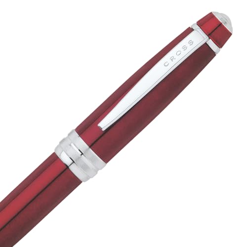 Image of Cross Coventry Red Lacquer Refillable Ballpoint Pen - Medium Point, Black Ink, Presented in a Luxury Gift Box