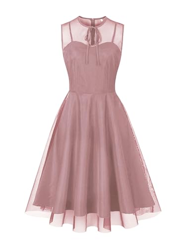 Robe en maille mi-longue sans manches confortable taille XL - 7