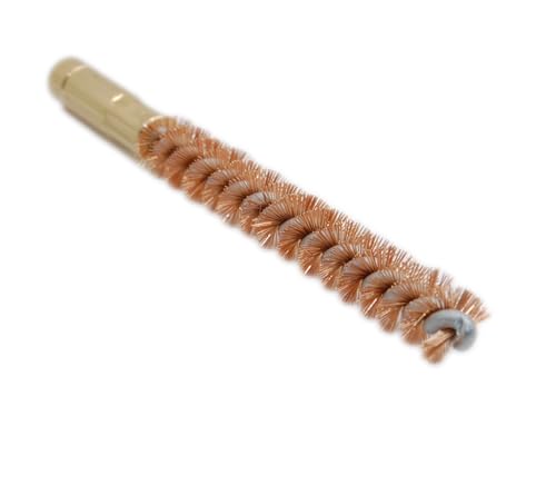 Flachberg Bronzebürste Waffenreinigung 22 lfB / 223/5,56 / .222-3er Set Laufbürsten mit Innengewinde 1/8'' für Pistole und Gewehr
