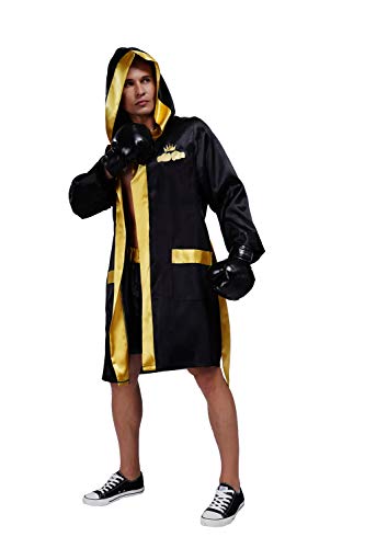 Maxim Party Supplies Adult Men Boxing Costume Heavyweight World Champion Boxer Includes Robe And Shorts thumb #3