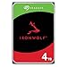 Produktbild Seagate IronWolf 4TB interne Festplatte, NAS HDD, 3.5 Zoll, 5400 U/Min, CMR, 64 MB Cache, SATA 6GB/s, silber, inkl. 3 Jahre Rescue Service, FFP, Modellnr.: ST4000VN006