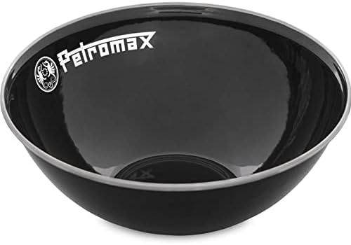 Petromax Enamel Bowls Black Set of 2 (1 Litre)