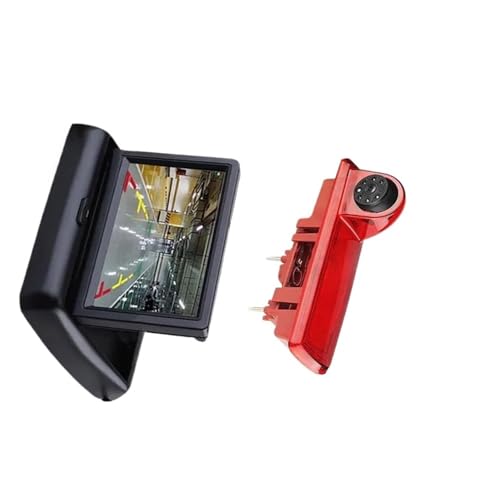 Caméra de recul pour stationnement Opel Vivaro 2014 avec moniteur de voiture et feu stop étanche