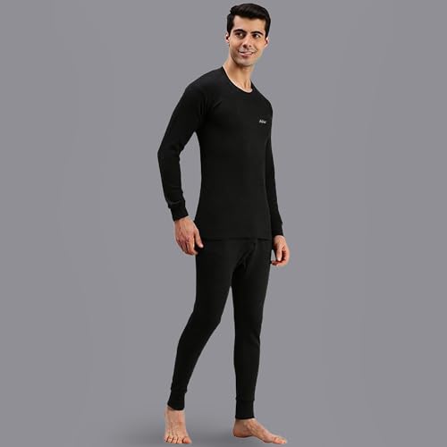 Image of Amul Comfy Men's Parka Round Neck and Trouser Thermal Set
