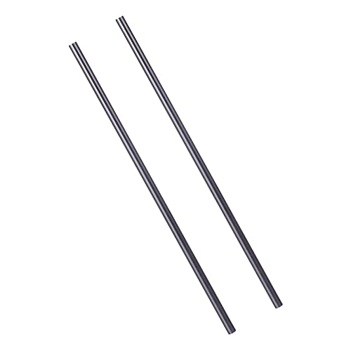 OSOLADY 2pcs Graphite Stir Stick for Crucible Stir Rod for Casting Refining Grey High Purity