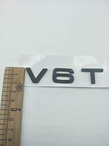 Emblema in ABS con lettera V6T per Audi Car