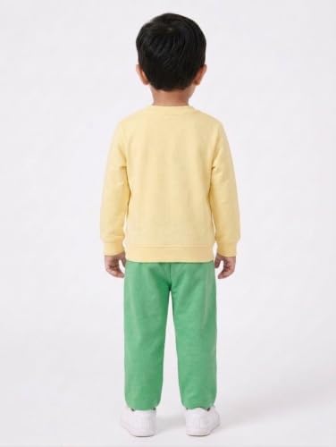 Image of NOVA BLOOM Kids Clothes for Boys | Cotton Printed Sweatshirt and Pants Set, Lightweight Breathable Kids Dress Boy Outfit, Comfortable Baby Boy Dress for Summer and Winter Wear