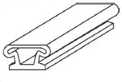 Weatherstrip, Bulb Type, Black - 100 Ft.