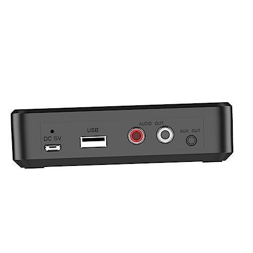 ROMISBABA Drahtloser Audioempfänger Desktop-musikadapter Stereo-Auto-Lautsprecher Audioadapter Mit -unterstützung Für HiFi-soundeffekt Schwarz