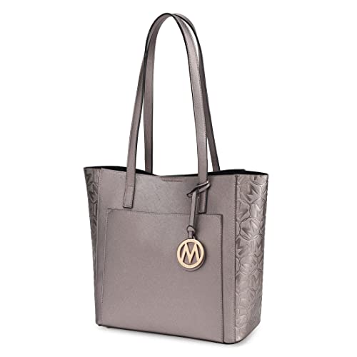 Image of MKF Collection Tote Bag for Women, vegan Leather Large Top Handle Handbag Fashion Shoulder Bag Purse By Mia K