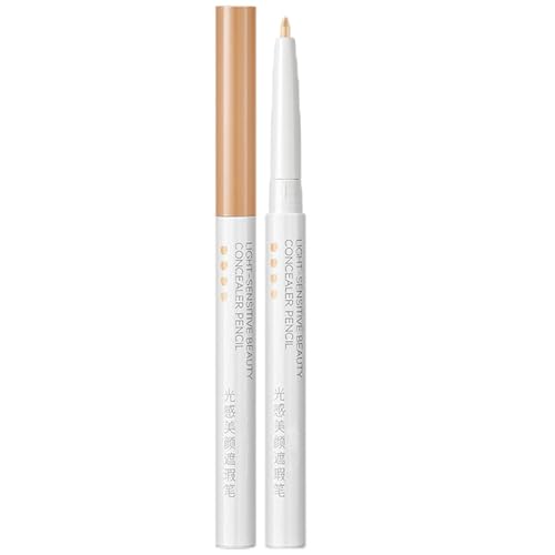 Slideach Multifunctional Concealer Stick, Waterproof Full Coverage Concealer Pencil, Change The Lip Line, Lift The Brow Bone and Refine The Brow Shape (#02)