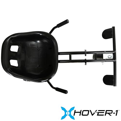 Image of Hover-1 Buggy Hoverboard Attachment - Compatible with Most 6.5 inch & 8 inch Electric Hoverboards, Hand-Operated Rear Wheel Control, Adjustable Frame & Straps, Easy Assembly & Install Hoverboard Go Kart