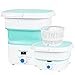 BAOSHISHAN Mini lavatrice pieghevole Lavatrice portatile Pulizia ad ultrasuoni Sterilizzazione a raggi blu Rondella automatica con asciugatrice per lavaggio biancheria intima Capacità 3KG/11.5L (G-02)