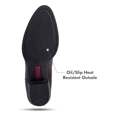 Cowboy Boots for Women Western Cowgirl Boots Classic Ladies Fashion Mid Calf Embroidered Chunky Heel Pointed Toe Boot 5