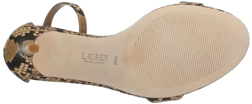 Image of Lauren Ralph Lauren womens Allie Faux-snakeskin Sandal