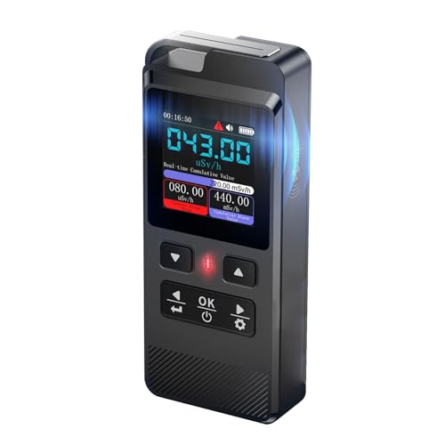 NVOQILIN - NVOQILIN Tragbares Strahlungsmessgerät, Dosimeter mit rückseitigem Clip, Nukleardetektor-Messgerät mit wiederaufladbarem Akku-Schutzwerkzeug