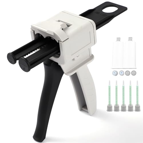 1:1/1:2AB glue gun 50ml epoxy resin glue gun two-component dispensing gun AB epoxy sealant gun applicator manual dispensing gun kit by GRLSQBHT - Used condition - US$9.92