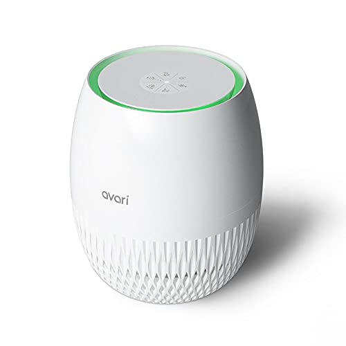 Avari EG Air Purifier Made in Korea 4-Stage Embossed HEPA Filter Technology Pre-Filter Carbon Deodorizer LED Sanitizer AHAM