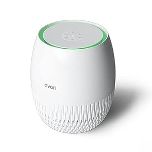 Avari EG Air Purifier Made in Korea 4-Stage Embossed HEPA Filter Technology Pre-Filter Carbon Deodorizer LED Sanitizer AHAM