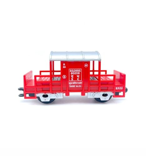 Image of Cargo Toy Train Set with Tracks in Battery Operated Form for 3Y+ Multi Colour