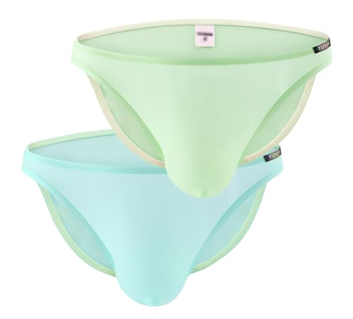 Quick Dry Ice Silk Underwear Low Rise Briefs Men's Bikini YY025